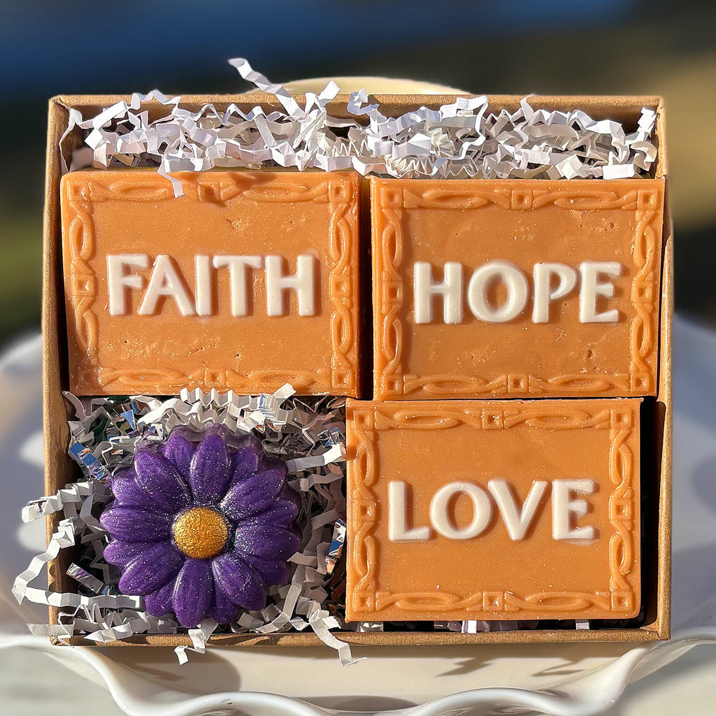 FAITH, HOPE, LOVE (Golden) 3-in-a-box