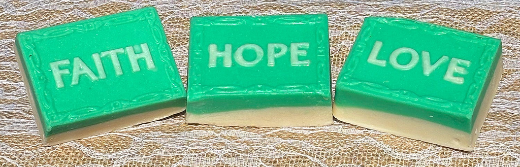 FAITH, HOPE, LOVE (Green) 3-in-a-box