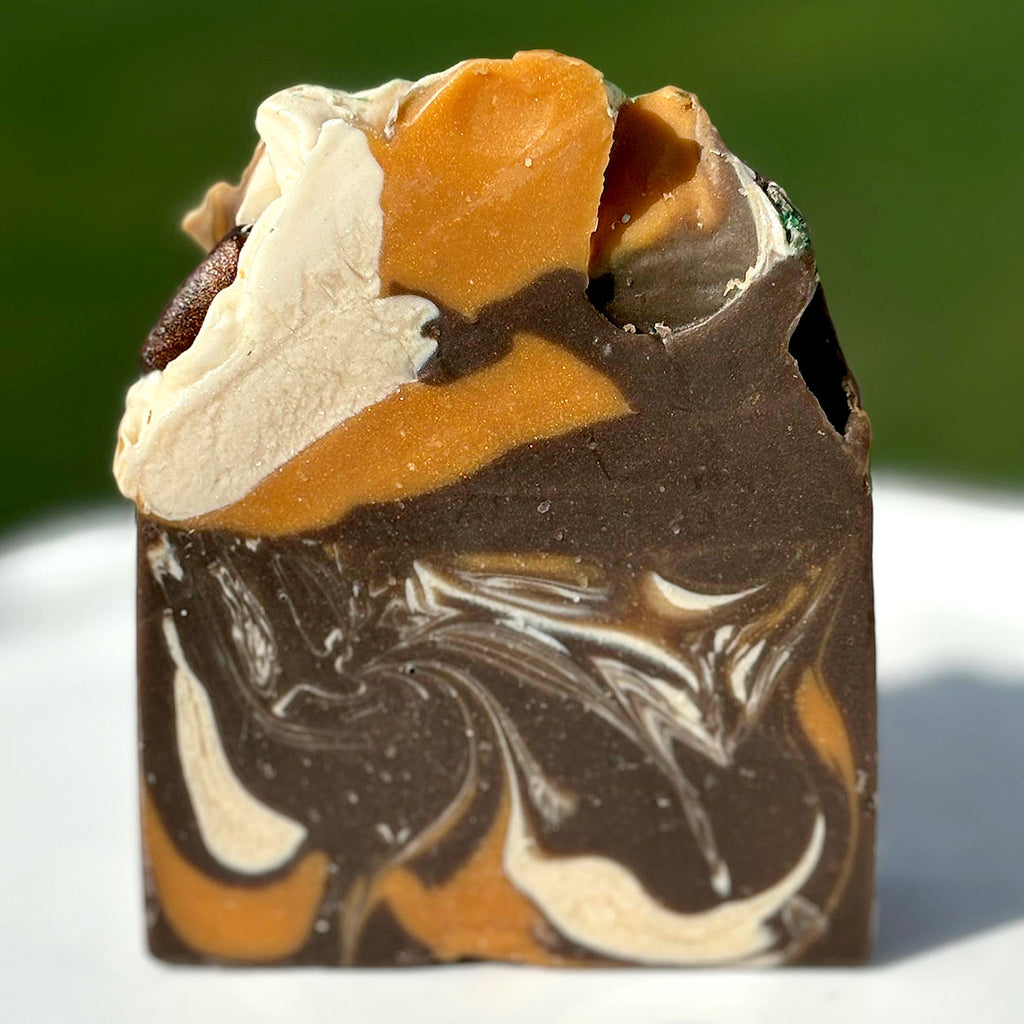 Happy Father's Day Handmade Natural Soap Brown Spice from DeeLuxeSoaps.com