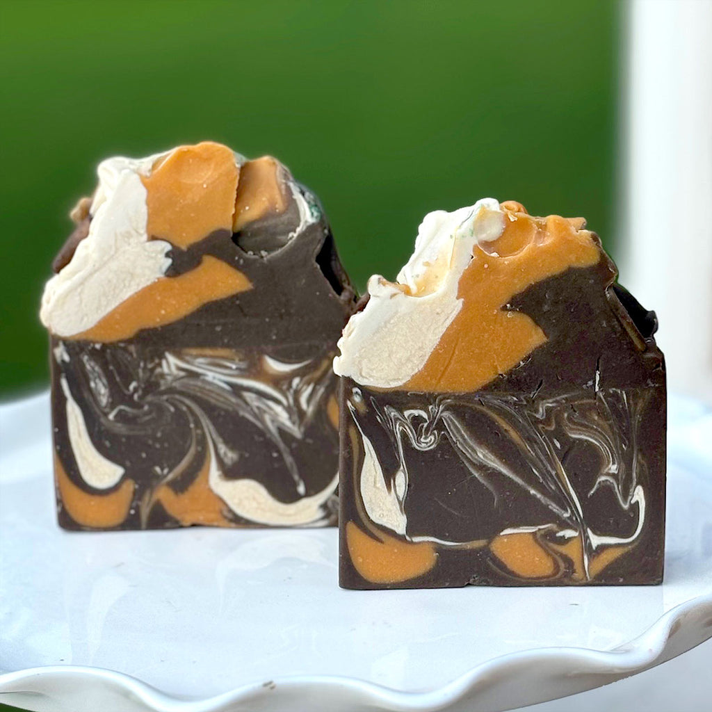 Happy Father's Day Handmade Natural Soap Brown Spice from DeeLuxeSoaps.com
