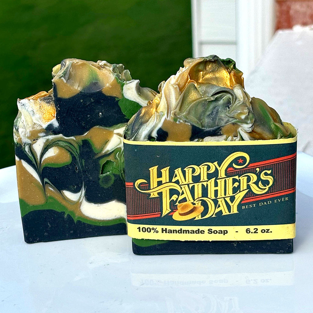 Happy Father’s Day Soaps - Forest Green